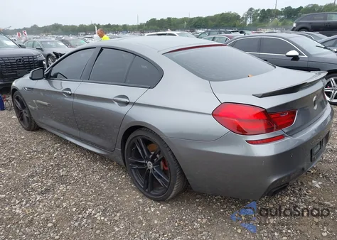 2015 BMW 650I Gran Coupe xDrive из США, поврежденный, VIN WBA6B4C58FD761814